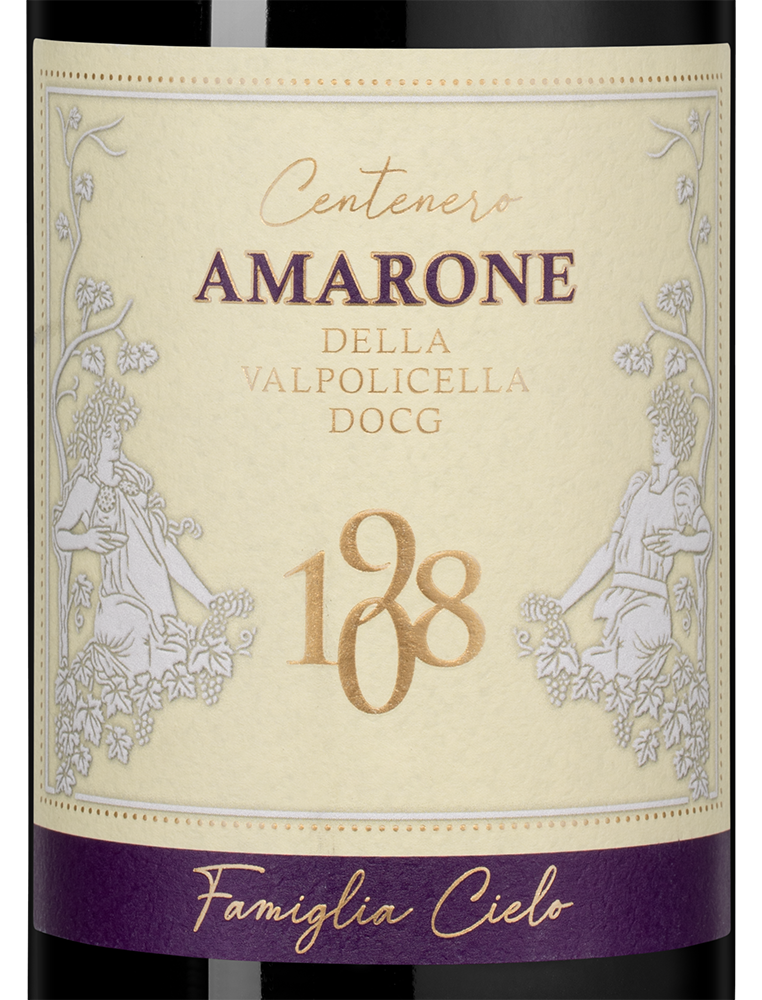 Вино Centenero Amarone della Valpolicella, Cielo, 2021, (153769), Италия, Венето, красное, полусухое, 0.75 л, Амароне делла Вальполичелла Чентенеро, цена 6990 рублей