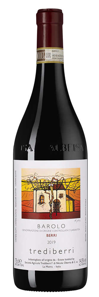 Вино Barolo Berri, Trediberri, 2019, (144921), Италия, Пьемонт, красное, сухое, 0.75 л, Бароло Берри, цена 12490 рублей