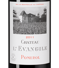 Вино Chateau L'Evangile, (115623), красное сухое, 2011 г., 0.75 л, Шато л'Еванжиль цена 44990 рублей