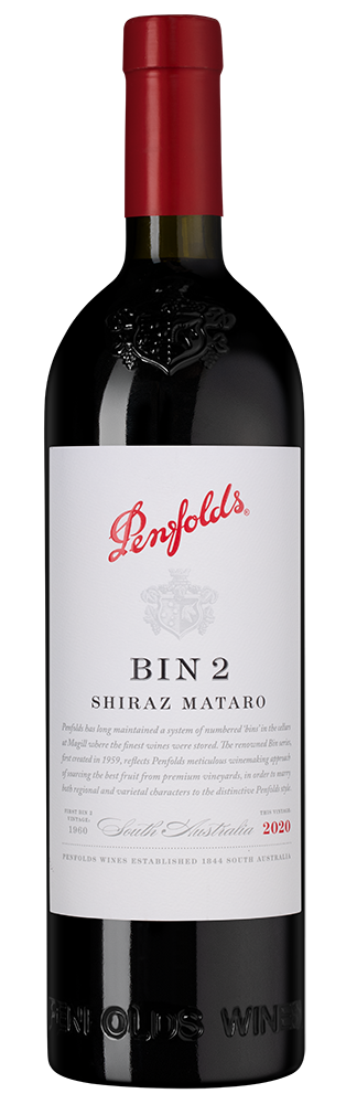 Вино Penfolds Bin 2 Shiraz Mataro, 2020, (154403), Австралия, Южная Австралия, красное, сухое, 0.75 л, Пенфолдс Бин 2 Шираз Матаро, цена 7990 рублей
