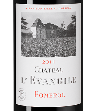 Вино Chateau L'Evangile, Chateau l'Evangile, 2011, (159036), Франция, Бордо, красное, сухое, 0.75 л, Шато л'Еванжиль, цена 54490 рублей