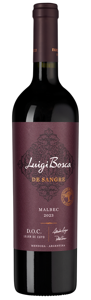 Вино De Sangre Malbec, Luigi Bosca, 2023, (154689), Аргентина, Мендоса, красное, сухое, 0.75 л, Де Сангре Мальбек, цена 4490 рублей