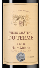 Вино Vieux Chateau du Terme, (135688), красное сухое, 2019 г., 0.75 л, Вьё Шато дю Терм цена 2290 рублей