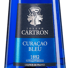 Ликер Liqueur de Curacao Bleu, (136538), 25%, Франция, 0.7 л, Ликер де Кюрасо Блю (апельсин) цена 3240 рублей