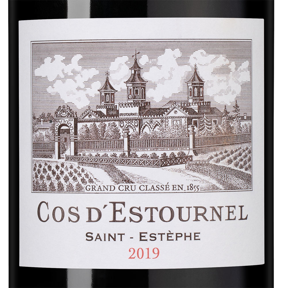 Вино Chateau Cos d'Estournel Rouge (Saint-Estephe), 2019, (125519), Франция, Бордо, красное, сухое, 0.75 л, Шато Кос д'Эстурнель Руж, цена 69990 рублей
