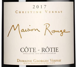 Вино Cote Rotie Maison Rouge, (124951), красное сухое, 2017 г., 0.75 л, Кот Роти Мезон Руж цена 34990 рублей
