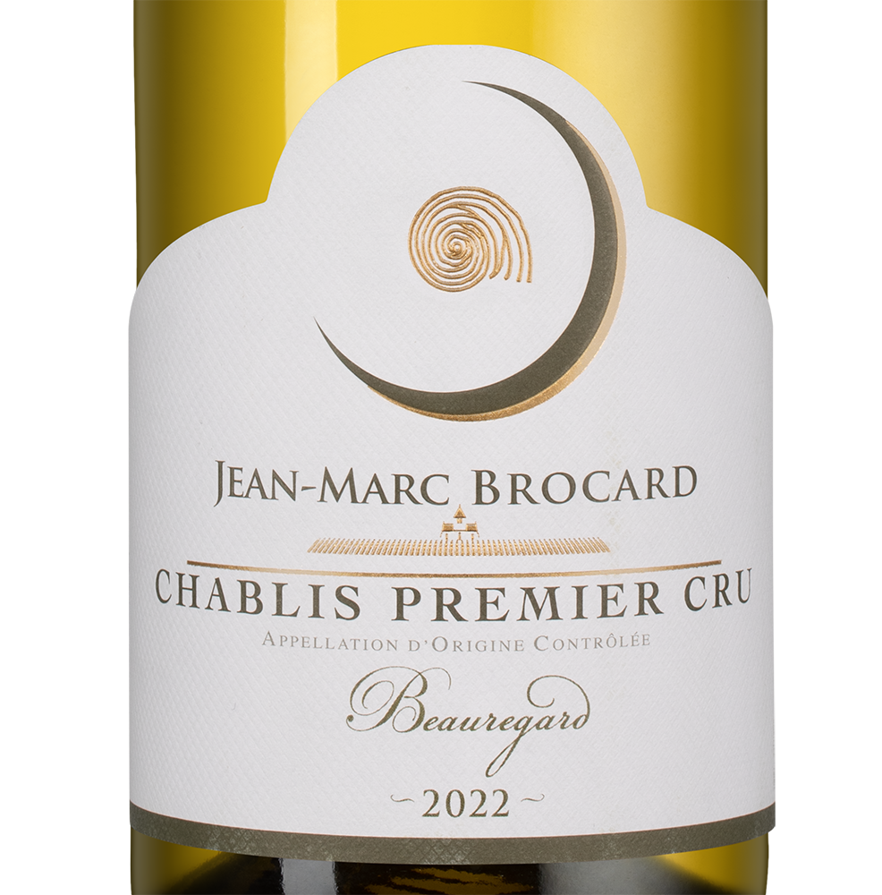 Вино Chablis Premier Cru Beauregard, Jean-Marc Brocard (Domaine Sainte-Claire), 2022, (151866), Франция, Бургундия, белое, сухое, 0.75 л, Шабли Премье Крю Борегар, цена 9490 рублей