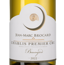 Вино Chablis Premier Cru Beauregard, (151866), белое сухое, 2022, 0.75 л, Шабли Премье Крю Борегар цена 8490 рублей