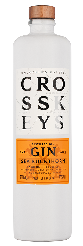 Джин Cross Keys Sea Buckthorn Gin, (141002), Латвия, Латвия, 0.7 л, Кросс Киз Си Бакторн Джин, цена 4490 рублей