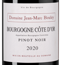 Вино Bourgogne Pinot Noir, (140471), красное сухое, 2020 г., 0.75 л, Бургонь Пино Нуар цена 8990 рублей