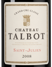 Вино Chateau Talbot, (142553), красное сухое, 2008 г., 3 л, Шато Тальбо цена 129990 рублей