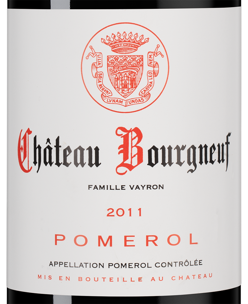 Вино Chateau Bourgneuf (Pomerol), 2011, (144504), Франция, Бордо, красное, сухое, 0.75 л, Шато Бурнёф, цена 11490 рублей