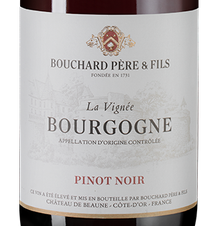 Вино Bourgogne Pinot Noir La Vignee, (114537), красное сухое, 2017 г., 0.75 л, Бургонь Пино Нуар Ла Винье цена 4490 рублей