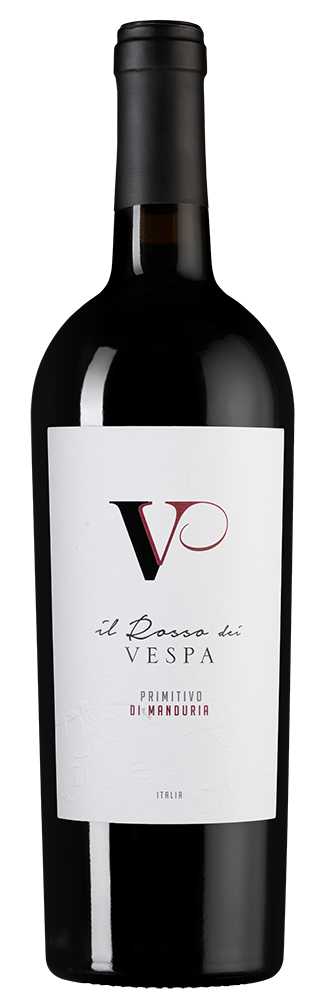 Вино Il Rosso dei Vespa, 2021, (140058), Италия, Апулия, красное, полусухое, 0.75 л, Иль Россо дей Веспа, цена 4990 рублей