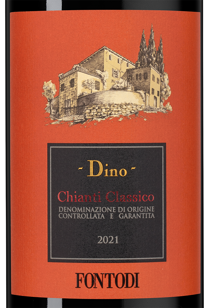 Вино Dino, Fontodi, 2021, (149466), Италия, Тоскана, красное, сухое, 0.75 л, Кьянти Классико Дино, цена 14990 рублей