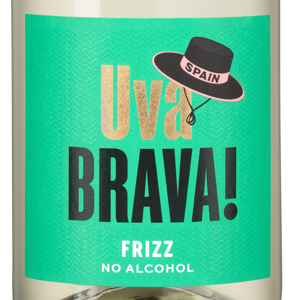 Шипучее вино безалкогольное Uva Brava Frizz White, 0,0%, Bodegas Reymos, (147882), Испания, 0.75 л, Ува Брава Фризз Уайт Безалкогольное, цена 1190 рублей