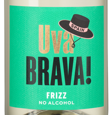 Вино безалкогольное Uva Brava Fizz White, 0,0%, (147882), 0.75 л, Ува Брава Фризз Уайт Безалкогольное цена 1140 рублей