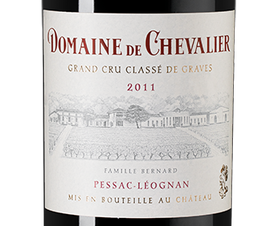 Вино Domaine de Chevalier Rouge, (104036), красное сухое, 2011 г., 0.75 л, Домен де Шевалье Руж цена 14290 рублей