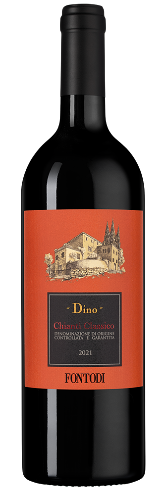 Вино Dino, Fontodi, 2021, (149466), Италия, Тоскана, красное, сухое, 0.75 л, Кьянти Классико Дино, цена 14990 рублей