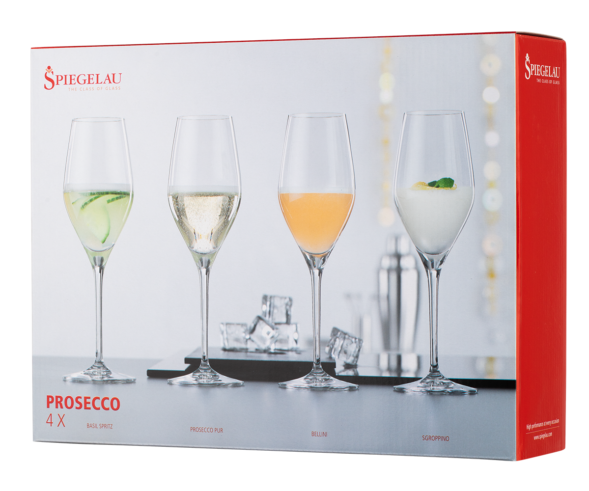 Набор из 4-х бокалов Spiegelau Special Glasses для шампанского, 0.27л, (129235), Германия, хрустальное стекло, 0.27 л, Шпигелау Спэшл Просекко (набор по 4), цена 5960 рублей
