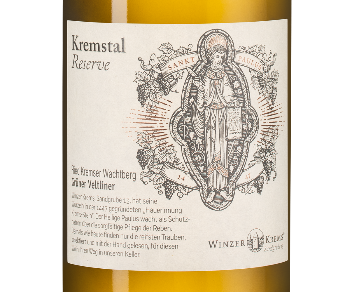 Вино Gruner Veltliner Kremser Wachtberg Reserve, Winzer Krems, 2023, (156805), Австрия, Нижняя Австрия, белое, сухое, 0.75 л, Грюнер Вельтлинер Кремзер Вахтберг Резерв, цена 5990 рублей