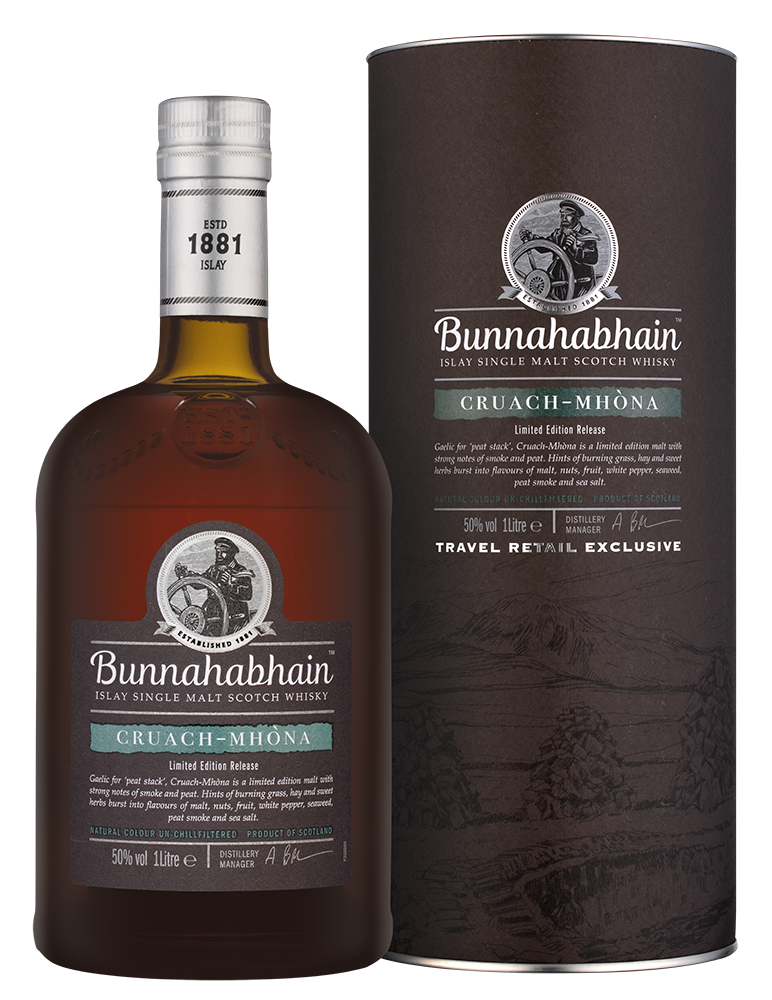 Виски Bunnahabhain "Cruach-Mhona"  в подарочной упаковке, 1л, (141791), Шотландия, Айла, 1 л, Буннахавэн Круач-Вона, цена 17990 рублей