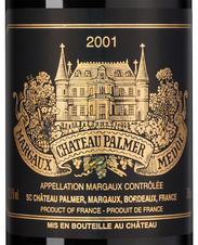 Вино Chateau Palmer, (147186), красное сухое, 2001, 0.75 л, Шато Пальмер цена 119990 рублей