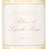 Белое вино из Бордо (Франция) Blanc de Lynch-Bages 