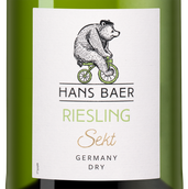 Игристое вино Hans Baer Riesling Sekt в подарочной упаковке