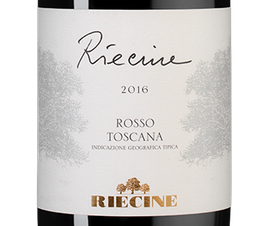 Вино Riecine, (124406), красное сухое, 2016 г., 0.75 л, Риечине цена 13990 рублей