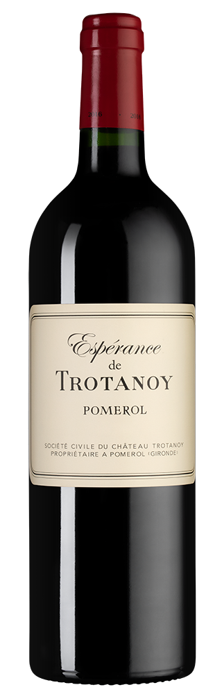 Вино Esperance de Trotanoy, Chateau Trotanoy, 2017, (135833), Франция, Бордо, красное, сухое, 0.75 л, Эсперанс де Тротануа, цена 19990 рублей
