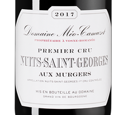 Вино Nuits-Saint-Georges Premier Cru Aux Murgers, (121316), красное сухое, 2017 г., 0.75 л, Нюи-Сен-Жорж Премье Крю О Мюрже цена 46910 рублей