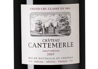 Вино Chateau Cantemerle (Haut-Medoc), (148996), красное сухое, 2005, 1.5 л, Шато Кантмерль цена 34990 рублей