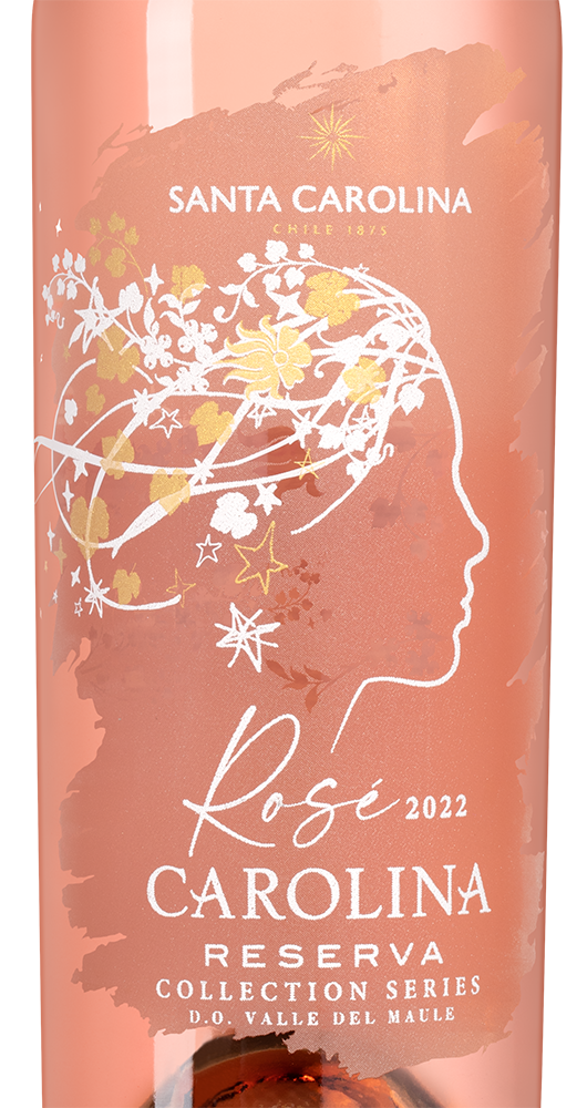 Вино Carolina Reserva Rose Collection Series, Santa Carolina, 2022, (140884), Чили, Центральная Долина, розовое, сухое, 0.75 л, Каролина Ресерва Розе, цена 1218 рублей