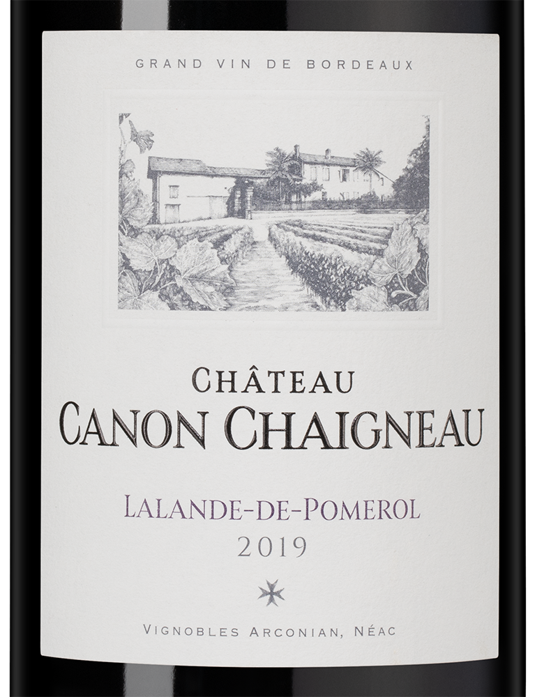 Вино Chateau Canon Chaigneau (Lalande-de-Pomerol), 2019, (142760), Франция, Бордо, красное, сухое, 0.75 л, Шато Канон Шеньё, цена 5790 рублей