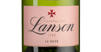 Французское шампанское Champagne Lanson le Rose Brut