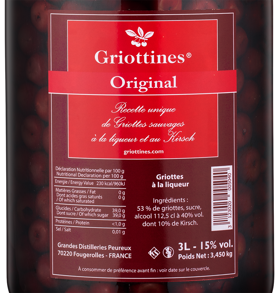 Ликер Griottines, 3л, (147041), Франция, 3 л, Гриоттин, цена 16118 рублей