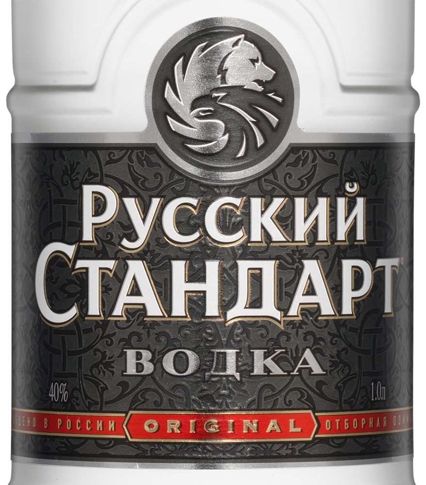 Водка Русский Стандарт Оригинал в подарочной упаковке, 1л, (145405), Россия, 1 л, Русский Стандарт Ориджинал, цена 1690 рублей