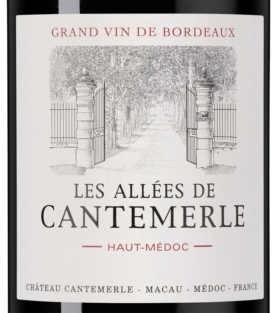 Вино Les Allees de Cantemerle, Chateau Cantemerle, 2019, (154526), Франция, Бордо, красное, сухое, 0.75 л, Лез Алле де Кантмерль, цена 5990 рублей