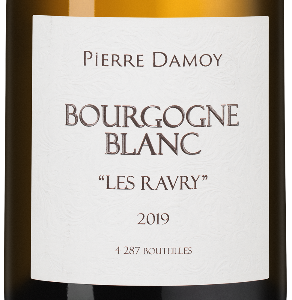 Вино Bourgogne Blanc Les Ravry, Domaine Pierre Damoy, 2019, (148129), Франция, Бургундия, белое, сухое, 0.75 л, Бургонь Ле Раври Блан, цена 14990 рублей