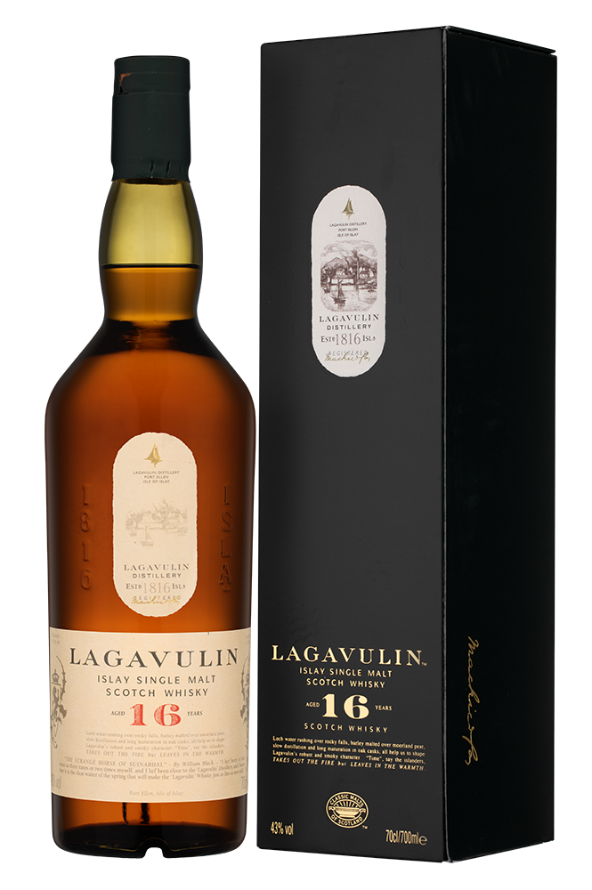 Виски Lagavulin 16 Years в подарочной упаковке, (142827), Шотландия, Айла, 0.7 л, Лагавулин 16 лет, цена 17990 рублей