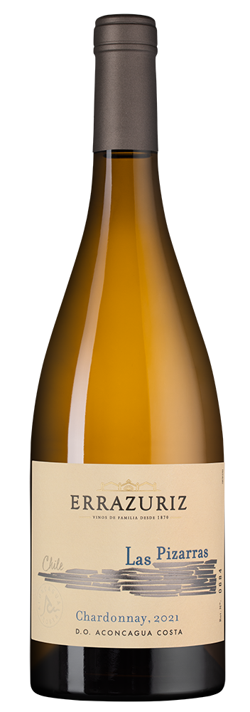 Вино Las Pizarras Chardonnay, Errazuriz, 2021, (142898), Чили, Аконкагуа, белое, сухое, 0.75 л, Лас Писаррас Шардоне, цена 19990 рублей