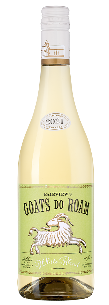 Вино Goats do Roam White, Fairview, 2021, (135842), Южная Африка, Вестерн Кейп, белое, сухое, 0.75 л, Гоутс ду Роум Уайт, цена 2490 рублей
