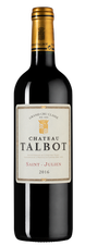 Вино Chateau Talbot, (108689), красное сухое, 2016 г., 0.75 л, Шато Тальбо цена 19990 рублей