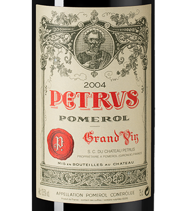 Вино Petrus, 2004, (154438), Франция, Бордо, красное, сухое, 0.75 л, Петрюс, цена 1049990 рублей