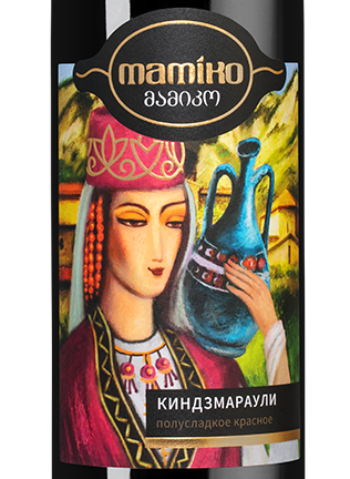 Вино Kindzmarauli Mamiko, Besini, 2023, (146471), Грузия, Кахетия, красное, полусладкое, 0.75 л, Киндзмараули Мамико, цена 1140 рублей