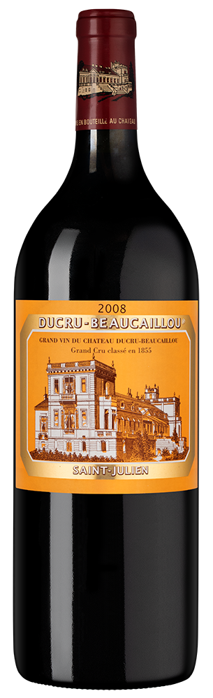 Вино Chateau Ducru-Beaucaillou, 2008, 1.5л, (152507), Франция, Бордо, красное, сухое, 1.5 л, Шато Дюкрю-Бокайю, цена 219990 рублей