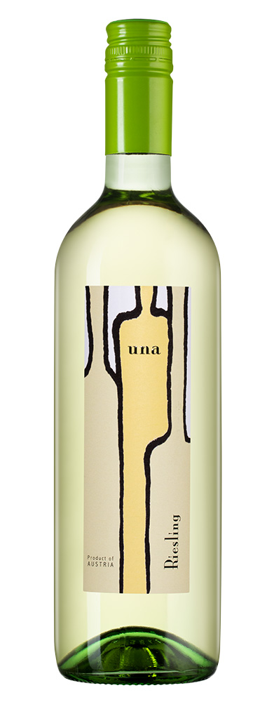 Вино UNA Riesling, Vereinigte Winzer Neusiedler, 2021, (140608), Австрия, Бургенланд, белое, полусухое, 0.75 л, УНА Рислинг, цена 2490 рублей