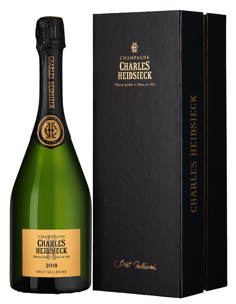Шампанское Brut Millesime в подарочной упаковке, Charles Heidsieck, 2018, (156728), Франция, Шампань, белое, брют, 0.75 л, Брют Миллезим, цена 34990 рублей