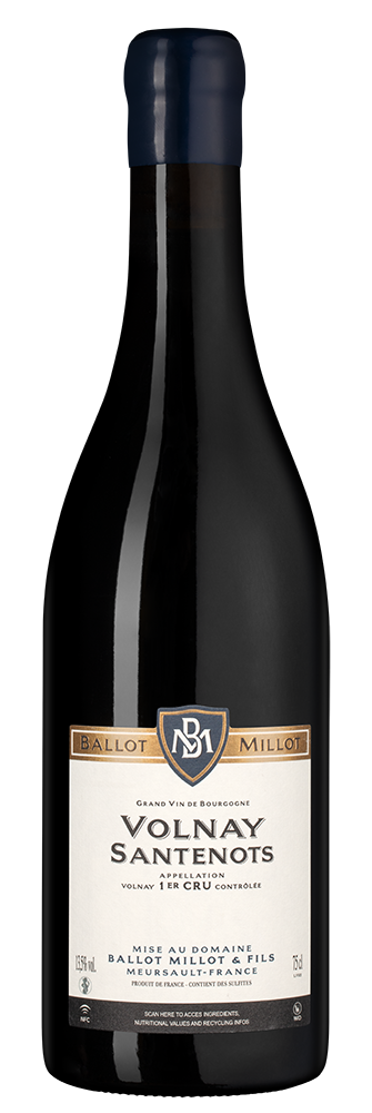 Вино Volnay 1er Cru Santenots RG, Domaine Ballot Millot et Fils, 2023, (154464), Франция, Бургундия, красное, сухое, 0.75 л, Вольне Премье Крю Сантно, цена 36490 рублей